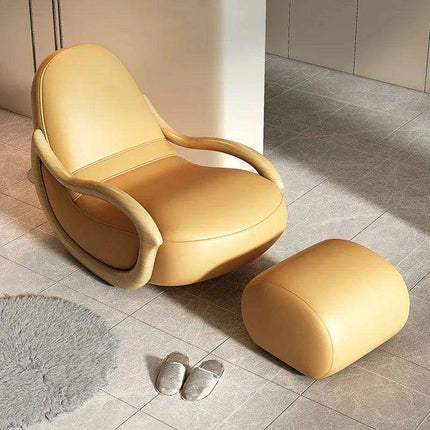 Elegant Leather Recliner Chair for Ultimate Relaxation and Gaming