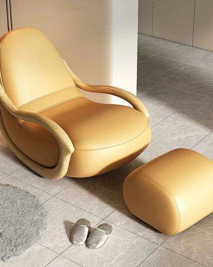Elegant Leather Recliner Chair for Ultimate Relaxation and Gaming