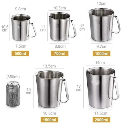 Precision Stainless Steel Measuring Cylinder Kit for Perfect Cooking and Baking
