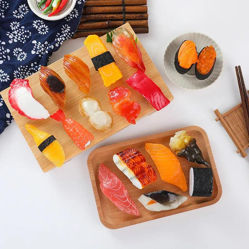 Exquisite Sushi Model Collection – 10-Piece Set for Photography and Display
