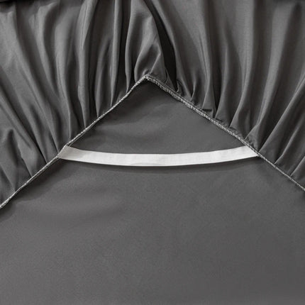 Soft Bed Skirt with Reactive Print - Breathable Mattress Cover, 12 Colors