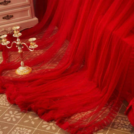 Whimsical Lace Dream Canopy for Queen and King Size Beds