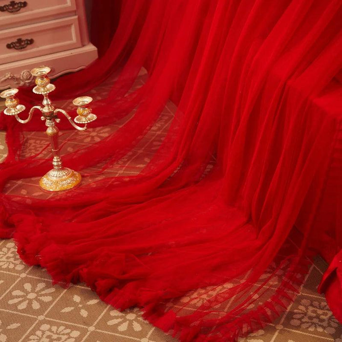 Whimsical Lace Dream Canopy for Queen and King Size Beds