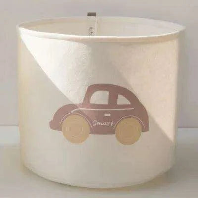 Chic Eco-Friendly Ivory Felt Organizer Basket - Stylish Home Storage Solution