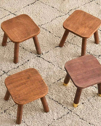 Stylish Solid Wood Stool - Versatile Seating Solution for All Ages