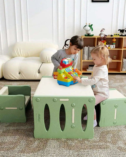 Versatile 3-in-1 Kids Furniture Set: Table & Chair Combo for Growing Children