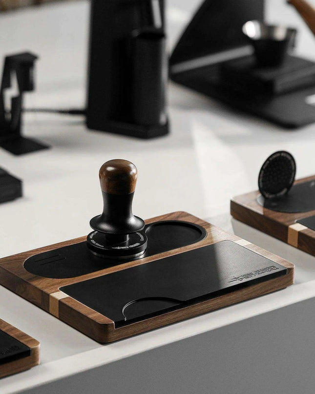 Silicone Espresso Tamping Mat Set - Non-Slip Precision Tool for Perfect Coffee Making