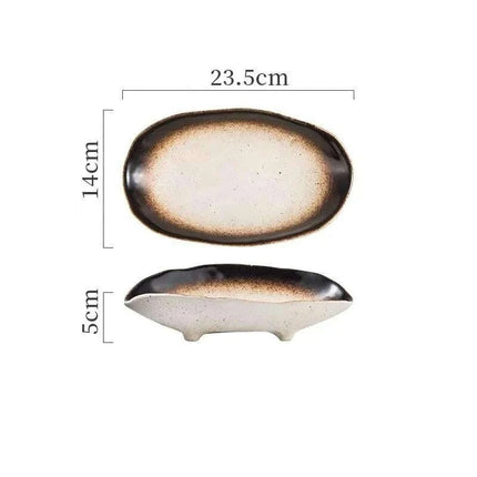 Chic High-Legged Ceramic Serving Bowl for Contemporary Dining Style