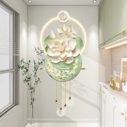 Luxury LED Wall-Mounted Mural Lamp with Engraving
