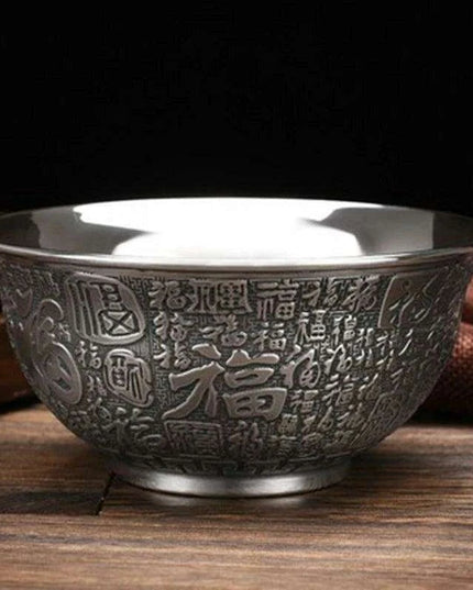 Luxury Handcrafted Sterling Silver Dining Bowl by Big Momofuku