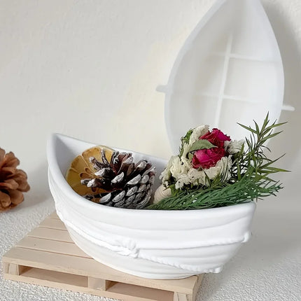 Silicone Resin Casting Mold — Rope Knot, Flower Pot & Concrete