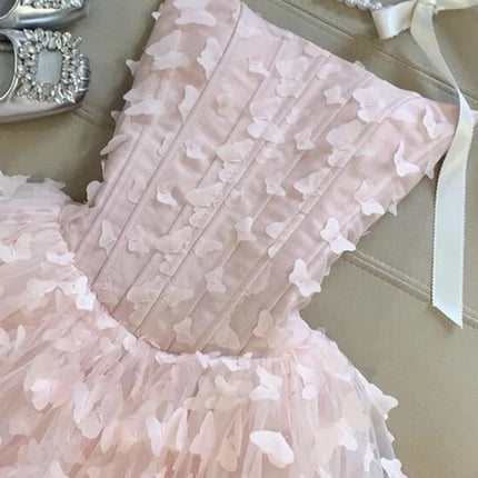 French Pure Desire Style Sexy Tube Top Birthday Party Dress Women's Summer High Waist Temperament Sleeveless Short Dresses french-pure-desire-style-sexy-tube-top-birthday-party-dress-womens-summer-high-waist-temperament-sleeveless-short-dresses