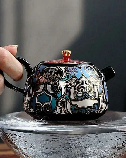 Elegant Authentic Dual-Tone Portable Tea Set for Traditional Kung Fu Brewing