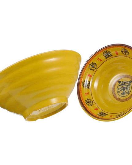 Chic 19cm Japanese Melamine Serving Bowl for Noodle Soups and Salads - A Must-Have Dining Accessory