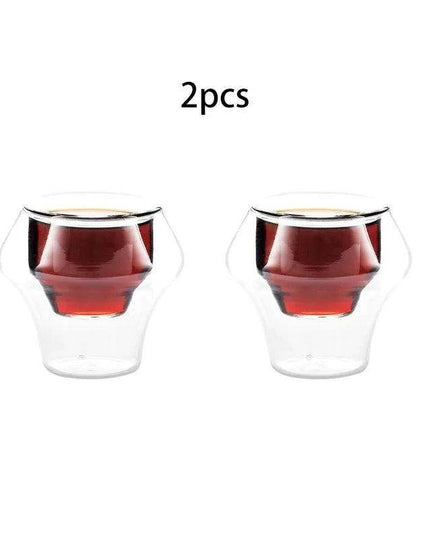 Elegant Double Wall Glass Coffee Set for a Luxurious Brewing Experience