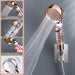 Vitamin C Infused Aromatherapy Spa Shower Head Filter for Hair and Skin Revitalization