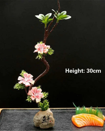 Elegant Floral-Inspired Sushi Serving Set for Luxurious Dining