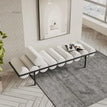 White / Leather / 95cm