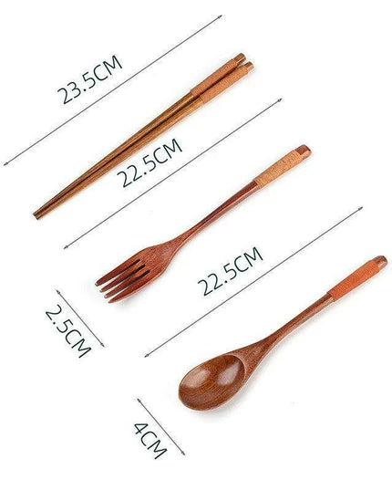 Sleek Wooden Utensils Set for Effortless Gourmet Cooking
