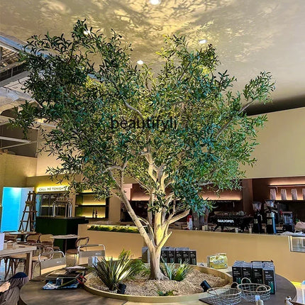 1822003 Simulation Olive Tree Large on-the-Ground Green Plant Landscape Bionic Fake Trees Decorative Showcase Landscape 1822003-simulation-olive-tree-large-on-the-ground-green-plant-landscape-bionic-fake-trees-decorative-showcase-landscape