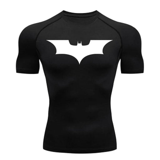 Men's Quick-Dry Compression Fitness T-Shirt for Running and Gym Workouts