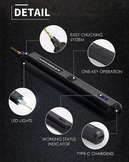 Precision Portable Drill Press Kit with Rechargeable Mini Electric Drill - Perfect for Various Materials