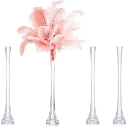 Elegant Eiffel Tower Crystal Vase Set - Romantic Handmade Centerpieces for Every Occasion