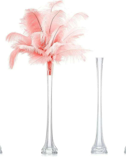 Elegant Eiffel Tower Crystal Vase Set - Romantic Handmade Centerpieces for Every Occasion