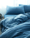 blue / Twin Size 3pcs / Flat Bedsheet