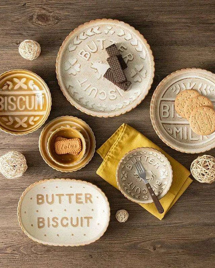 Handcrafted Japanese Ceramic Dessert Plates - A Touch of Timeless Elegance for Your Dining Experience