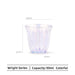 Chic Electroplated Glass Coffee Cup Set with Vacuum Insulation