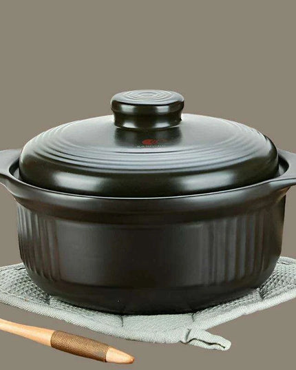 Ceramic Clay Pot for Cooking Soups, Porridge, and Stews - Premium Quality for Gourmet Meals