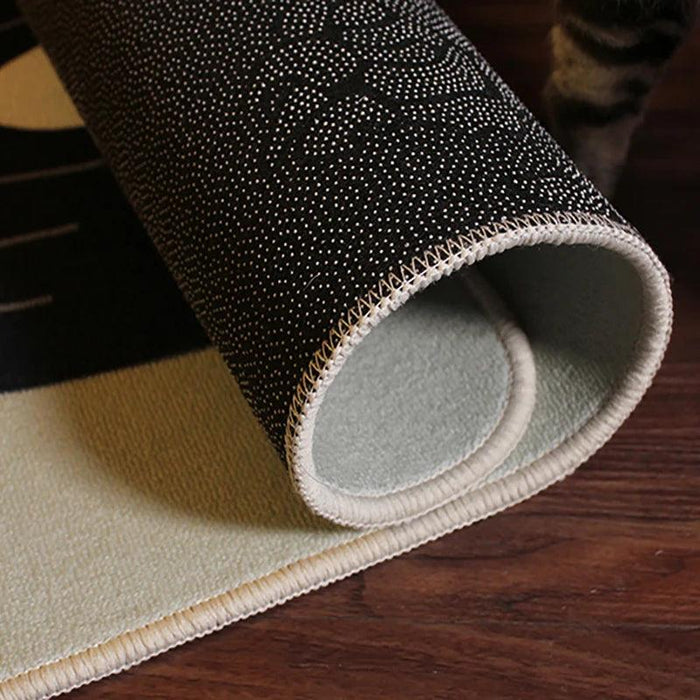 Elegant Abstract Art Area Rug for Stylish Home Interiors