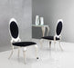 Luxurious Italian Dining Chairs Set of 2 with Stainless Steel Legs and Customized Style