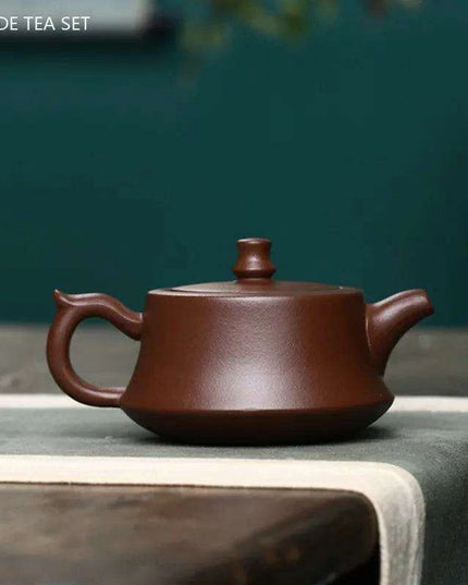 Handcrafted 180ml Yixing Purple Clay Teapot for Exquisite Dahongpao and Oolong Experiences