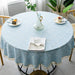 Sophisticated Customizable Plaid Cotton Linen Tablecloth for Elevated Dining Experiences