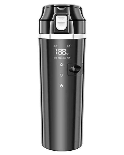 Smart 500ml Heated Travel Mug with Custom Temperature Control for Cars