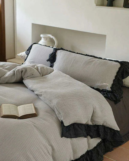 High-end 100% Cotton Bedding Set Eco-friendly Double Layer