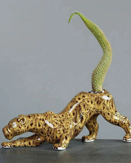 Playful Animal-Inspired Ceramic Planters for a Whimsical Garden Experience