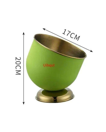 Majestic Deer Head Ice Bucket: Luxurious European Charm in Dual-Tone Design