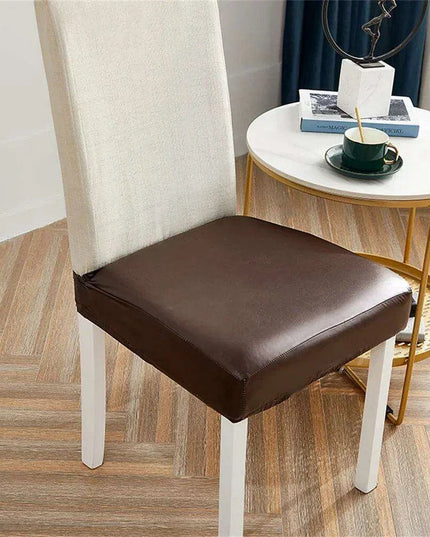 Svetanya Waterproof PU Leather Chair Covers - Elastic Slipcovers for Stylish Furniture Protection