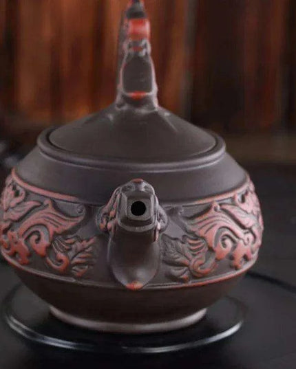 Artisan Purple Clay Teapot - A Cultural Gem for Tea Lovers