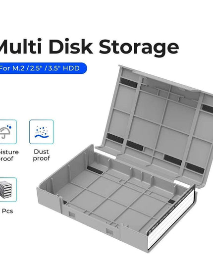 Drive Guardian 5-Pack Hard Drive Protection and Organization Set with Custom Labels