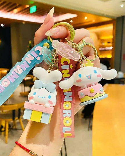 Cinnamoroll Character Keychain - Whimsical Bag and Key Charm for a Playful Touch