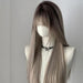 Radiant Ruby Long Straight Lace Front Wig - Heat-Resistant Synthetic Headband Wig for Everyday Glamour & Cosplay