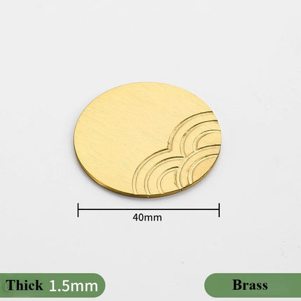 Brass Decorative Furniture Inlay Sheet — Hollow Carved Golden Panel, Sold as 1 or 2 Pieces