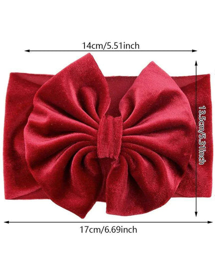 Velvet Elegance Baby Headbands Set - Stylish Infant Accessory Collection