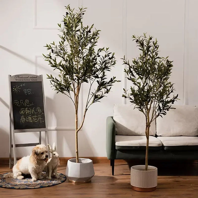 Shop1105754435 Artificial Olive Trees - Realistic Indoor Decor