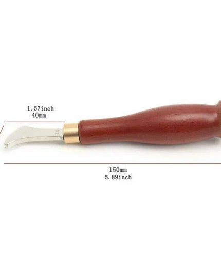 Premium Stainless Steel Leathercraft Tool Kit with Precision Edge and Wire Embedding Feature