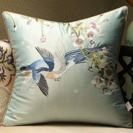 45x45/50x35cm Chinese Traditional Embroidered Bird Cushion Cover